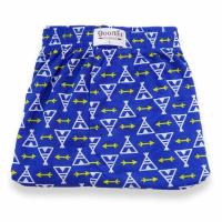 ราคา 100 Salueng กางเกงบ๊อกเซอร์ (BOXER) ผ้ายืดนิ่ม ลายเหินเวหา สีเมฆคราม (น้ำเงิน) (353009-727033010)