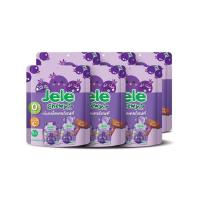 ราคา เจเล่ ชิววี่ เยลลี่ ผสมบุก กลิ่นแบล็คเคอร์แรนท์ 108 กรัม (แพ็ก 6 ถุง) (534547-485059010)