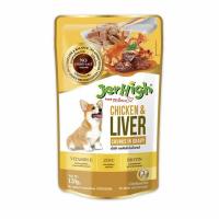 ราคา Jerhigh อาหารสุนัขเปียก รสไก่และตับ 120 กรัม (1 แพ็ก 12 ซอง) (468988-375905010)