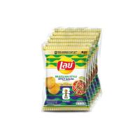 ราคา เลย์ร็อค รสสไปซี่ซัลซ่าสไตล์บราซิลXFIFA 66 กรัม (แพ็ก 6 ชิ้น) (329941-739627010)