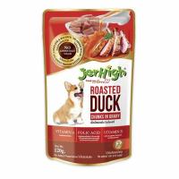 ราคา Jerhigh อาหารสุนัขเปียก รสเป็ดย่าง 120 กรัม (1 แพ็ก 12 ซอง) (468991-375908010)