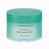 ราคา BRINGGREEN โทนเนอร์แพด Tea Tree Cica Trouble Soothing Toner Pad 150กรัม (329031-739172010)