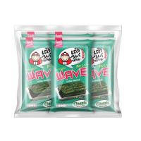 ราคา เถ้าแก่น้อย เวฟ สาหร่ายย่างแผ่นหยัก รสคลาสสิค 10 กรัม