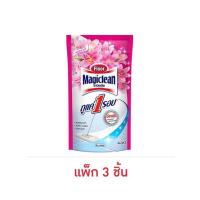 ราคา มาจิคลีน น้ำยาถูพื้น กลิ่นลิลลี่บูเก้ 400 มล. สีชมพู (แพ็ก 3 ชิ้น) (327529-738326010)