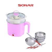 ราคา Sonar ชุดหม้อไฟฟ้า พร้อมชามตะเกียบทรงเกาหลี (332107-740714010)