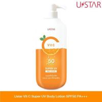 ราคา Ustar กันแดดผิวกาย Vit C Super UV Body Lotion SPF50 PA+++ 400 กรัม (333096-741133010)