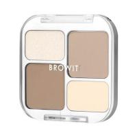 ราคา Browit พาเลทไฮไลท์และคอนทัวร์ Face On Point Highlight & Contour 1.1กรัม+1.5กรัม+2.5กรัมx2 (332531-740910010)