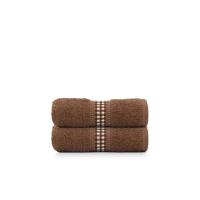 ราคา Frolina ผ้าขนหนูเช็ดผม ขนาด 15x30 นิ้ว Set 2 ผืน รุ่น Tartan สีน้ำตาล (563678-537587010)
