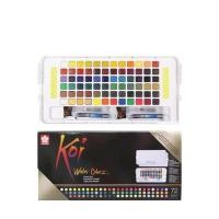 ราคา SAKURA สีน้ำชนิดตลับ+พู่กัน KOI Water Colors 72สี XNCW-72N (560462-532090010)