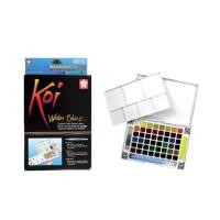 ราคา SAKURA สีน้ำชนิดตลับ+พู่กัน KOI Water Colors 48สี XNCW-48N (560461-532089010)