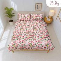 ราคา Fluffy ชุดผ้าปูที่นอน + ผ้านวม ลาย Pink Lilie (335611-717014010)