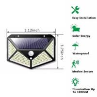 ราคา ไฟ Solar ติดผนัง 100 LED 3 โหมด (366865-735253010)