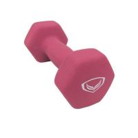 ราคา Grand Sport ดัมเบลเหล็กหุ้มยางนีโอพรีน 2kg สีชมพู (363386-733560010)