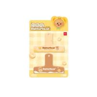 ราคา Deli คลิปหนีบกระดาษ มีแม่เหล็ก ลาย Butterbear โทนสีน้ำตาล (แพ็ก 2 ชิ้น) (359705-731406010)
