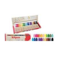 ราคา Kitpas สีเทียน 24 สี B-KMRW-24C (ผลิตจากขี้ผึ้งรำข้าวญี่ปุ่น) (329426-713733010)
