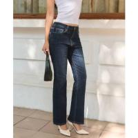 ราคา Easy Denim Jeans BOOT CUT กางเกงยีนส์ผู้หญิง เอวยืด JN5078 Dark Blue (337295-743631010)