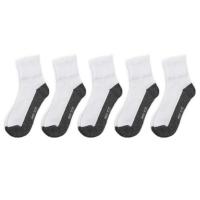 ราคา AIR SOCK ถุงเท้านักเรียนข้อกลาง ขาวพื้นเทา คละลาย (แพค 5 คู่) (349421-633829010)