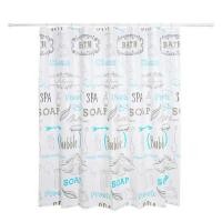 ราคา WSP ม่านห้องน้ำพลาสติก PEVAรุ่น Lightex SCP-18/8076 ขนาด 180x180 ซม. ลาย BUBBLE&BATH (353252-727196010)