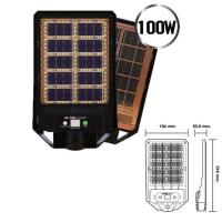 ราคา HI-TEK โคมไฟถนน โซล่า LED PHOENIX ชาร์จ 2 ด้าน แสงขาว (337855-743957010)