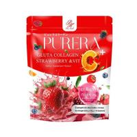 ราคา Purera Gluta Collagen Strawberry & Vit C Plus บรรจุ 15 ซอง (338535-744297010)