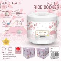 ราคา Ceflar หม้อหุงข้าว ขนาด 1.8 ลิตร รุ่น RC-180 (338525-744293010)