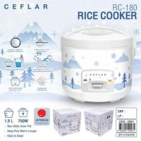 ราคา Ceflar หม้อหุงข้าว ขนาด 1.8 ลิตร รุ่น RC-180 (338525-744294010)