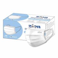 ราคา Zion หน้ากากป้องกันฝุ่นละออง สีขาว (รองรับPM2.5) (1 กล่อง/50 ชิ้น) (488585-403077010)