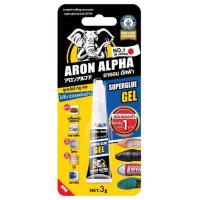 ราคา Aron Alpha กาวช้าง อารอน อัลฟ่า ซุปเปอร์ กลู เจล 3 กรัม (แพ็ก 4 หลอด) (365231-660921010)