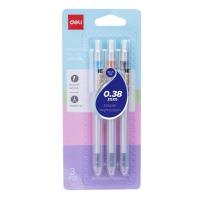 ราคา Deli ปากกาเจล 0.38 มม. หมึกน้ำเงิน No.G115-3BL แพ็ก3 (3 แพ็ก 9 ด้าม) (338487-744272010)