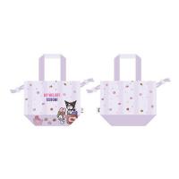 ราคา กระเป๋าผ้าหูรูด ทรงขนมจีบ My Melody & Kuromi สีม่วง (328568-738951020)