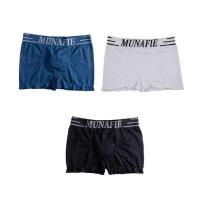 ราคา Munafie กางเกงในผู้ชาย Boxer แพ็ก 3 ชิ้น คละสี (503566-428929010)