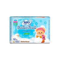ราคา โซฟี ผ้าอนามัยคูลลิ่งเฟรช สลิม มีปีก 25 ซม. (ห่อละ 12 ชิ้น) (536822-489082010)