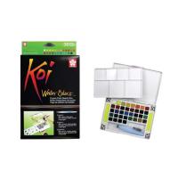 ราคา SAKURA สีน้ำชนิดตลับ+พู่กัน KOI Water Colors 36สี XNCW-36N (560460-532088010)