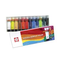 ราคา SAKURA ชุดสีอะคริลิค 12 สี 20 มล. (510948-442446010)