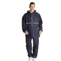 ราคา Rain coats ชุดกันฝนเสื้อกางเกงอย่างหนา Premium รุ่น Oxford พร้อมรองเท้าบูธคลุมกันฝน (XL) (563080-536398010)
