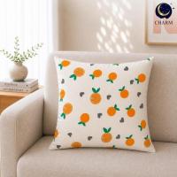 ราคา Charm หมอนอิงสี่เหลี่ยม ลายส้มส้ม 52x52 ซม. (343424-746454010)