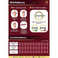 ราคา SHINING GOLD แหวนปอกมีดยิงทราย ทองคำแท้ 96.5% น้ำหนัก 1 กรัม พร้อมกล่อง (344598-746858010)