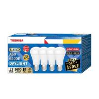 ราคา TOSHIBA หลอดไฟ LED High Lumen แพ็ก 4 แสงเดย์ไลท์ 6500K (344611-746880010)