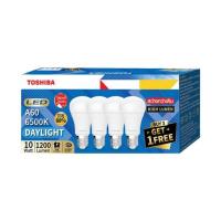ราคา TOSHIBA หลอดไฟ LED High Lumen แพ็ก 4 แสงเดย์ไลท์ 6500K (344611-746879010)