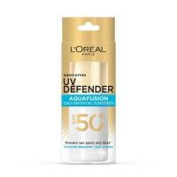 ราคา ลอรีอัล ยูวี ดีเฟนเดอร์ อะควาฟิวชั่น เดลี่ วอเตอร์ เจล SPF50+ PA++++ 50 มล. (348516-724585010)
