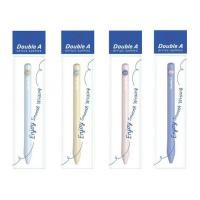 ราคา Double A ปากกาเจลน้ำเงิน Mood-Dee 0.5 มม.คละลาย (แพ็ก 4 ด้าม) (345786-747132010)