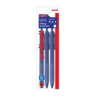 ราคา uni ปากกาลูกลื่น MFB 0.7 หมึกน้ำเงิน แพ็ก 3 ด้าม (4 แพ็ก 12 ด้าม) (348424-748343010)
