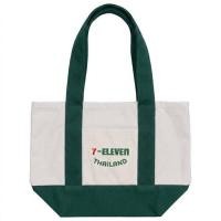 ราคา กระเป๋าผ้าแคนวาส Collection 7-Eleven ขนาดเล็ก สีเขียว (340261-745348020)