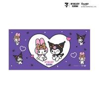 ราคา M2S Lifestyle ผ้าเช็ดตัว ลายลิขสิทธิ์ My Melody and Kuromi สีม่วง 27x54นิ้ว (362827-733280010)