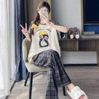 ราคา Bra Studio ชุดนอนเสื้อแขนสั้นพร้อมกางเกงขายาว ลายแพนกวิน (353850-727626010)