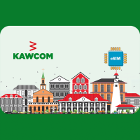 ราคา eSIM KAWCOM - 10 GB - 30 Days (6030)