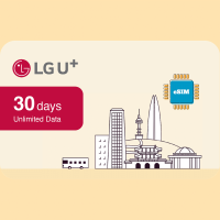 ราคา eSIM LG U⁺ - Unlimited - 30 Days (2943)