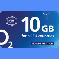 ราคา eSIM O2 - 10 GB - 30 Days (4096)