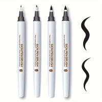 ราคา TEMU STA ปากกาเขียนตัวอักษร 4 ด้าม ปากกาเขียนตัวอักษร 4 ขนาด สำหรับเขียนงานศิลปะ การวาดภาพ ลายเซ็น สมุดภาพ ชุดเริ่มต้นพร้อมหมึกสีดำกันน้ำ 0.6 มม. / 0.7 มม. / 0.8 มม. / 1 มม. (17592205374313)