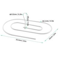 ราคา TEMU ไม้แขวนผ้าโลหะหมุนได้ 360 องศาสำหรับผ้าห่มและผ้าปูที่นอน - ราวตากผ้าแบบสไปรัลสำหรับบ้าน, เหมาะสำหรับหอพัก, ติดตั้งง่าย, อุปกรณ์จัดเก็บและเก็บของในห้องนอน, ราวตากผ้า (17592243722972)